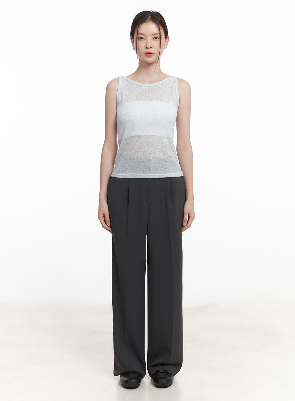 Sheer Knit Tank Top IY509