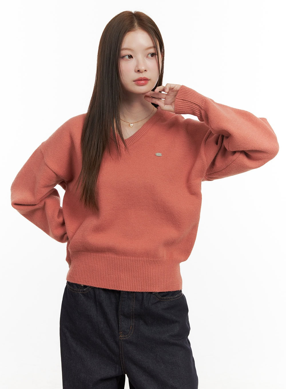 Cozy V-Neck Sweater OD417