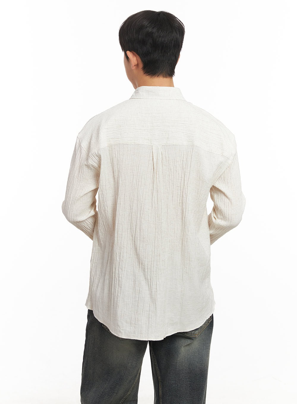 Men's Wrinkle Collared Shirt IM514