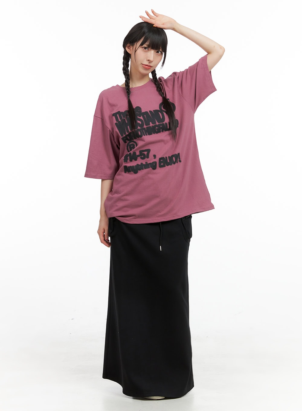 String Banded Cargo Maxi Skirt CG408