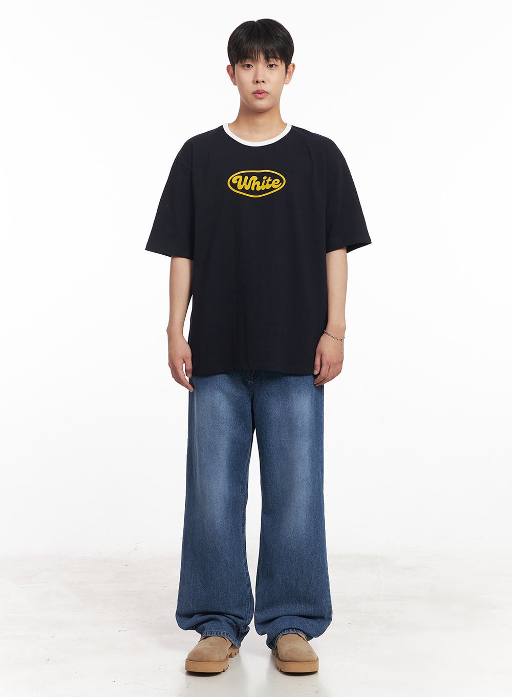 Men's Three-Tone Graphic T-Shirt IA529