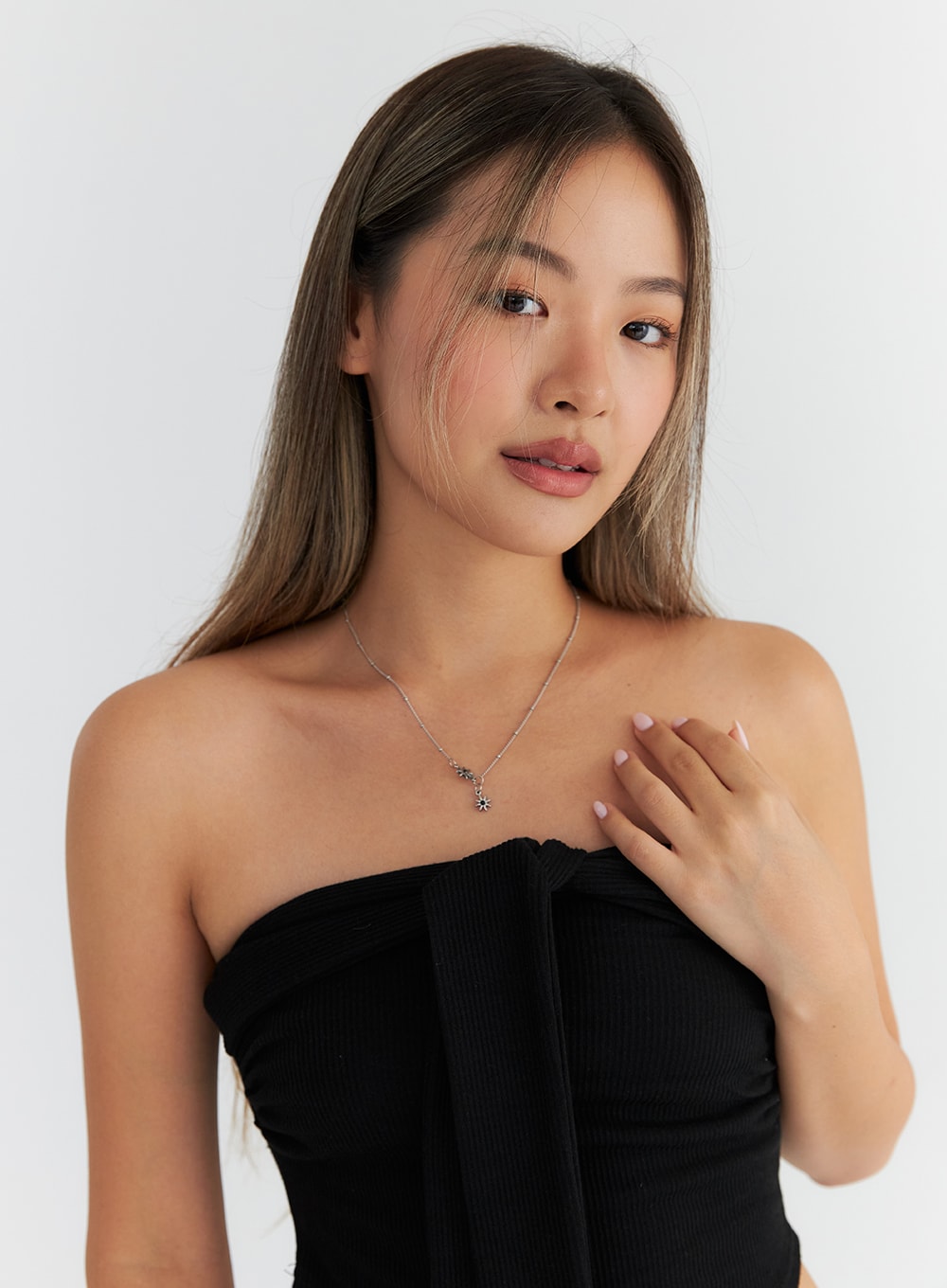 Double Star Pendant Necklace CO311