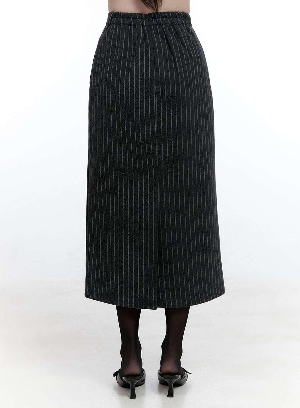 Maxi Stripe-Print Skirt OO429