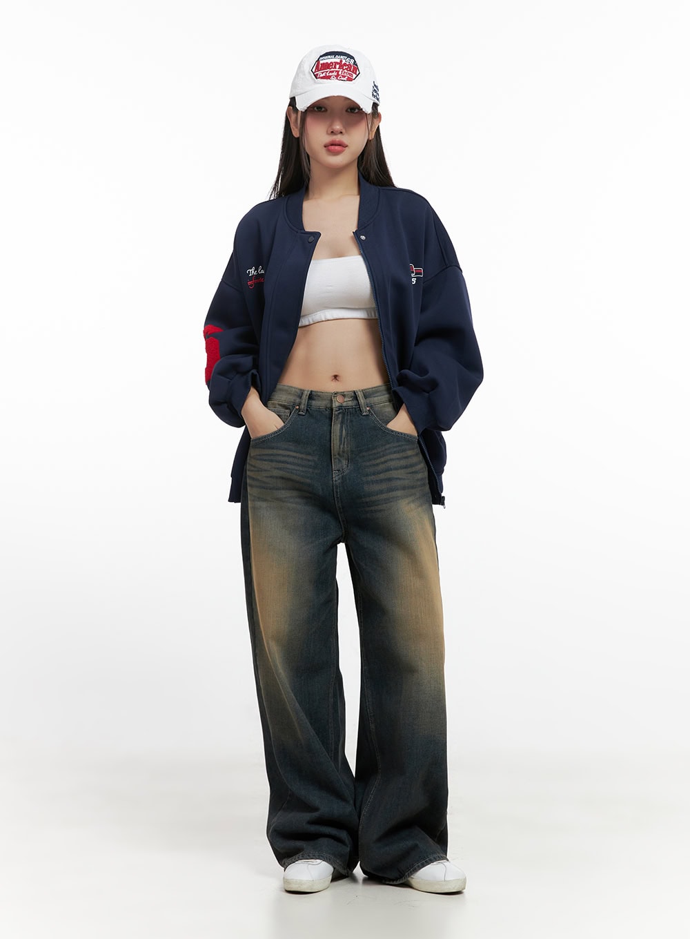 Bryana Cotton Comfort Wide Leg Jeans CN419