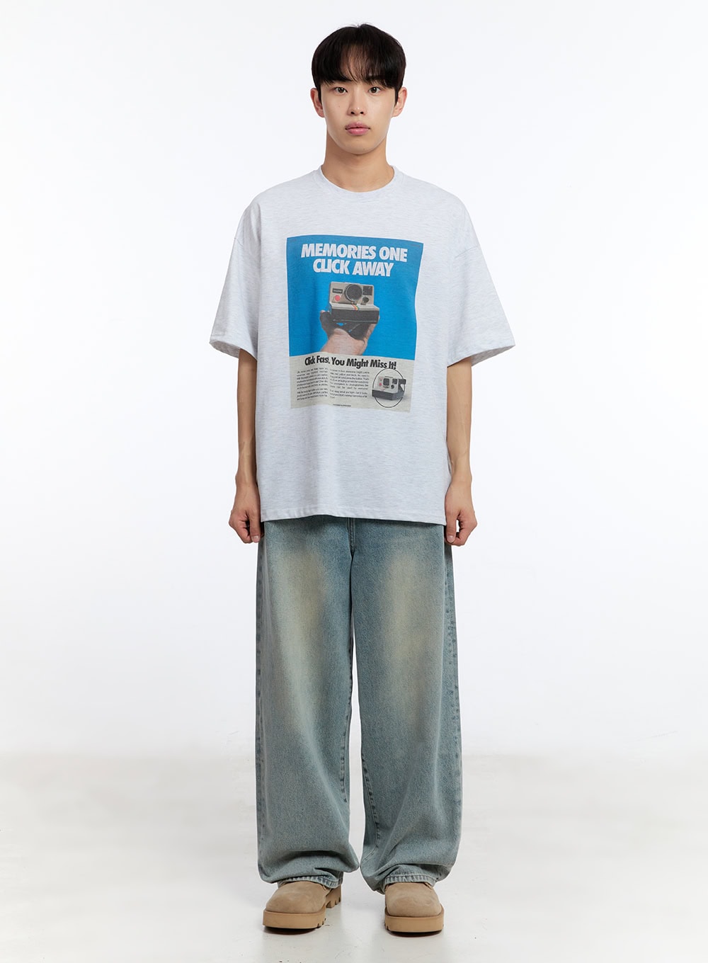 Men's Camera Graphic T-Shirt IY529