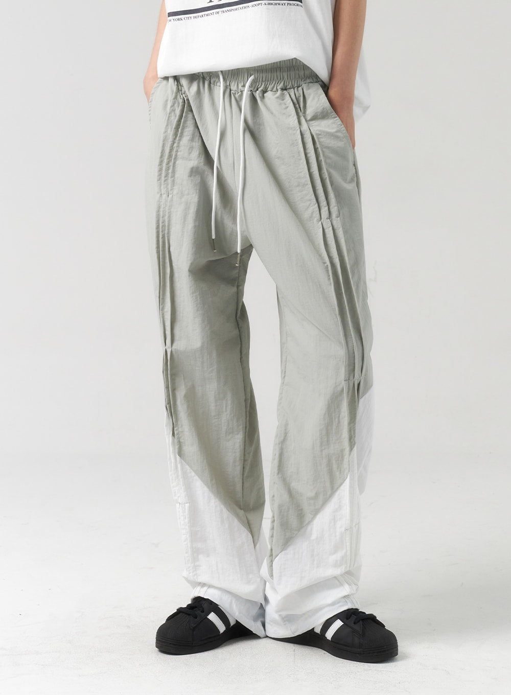 Two Color Track Pants Unisex CU320