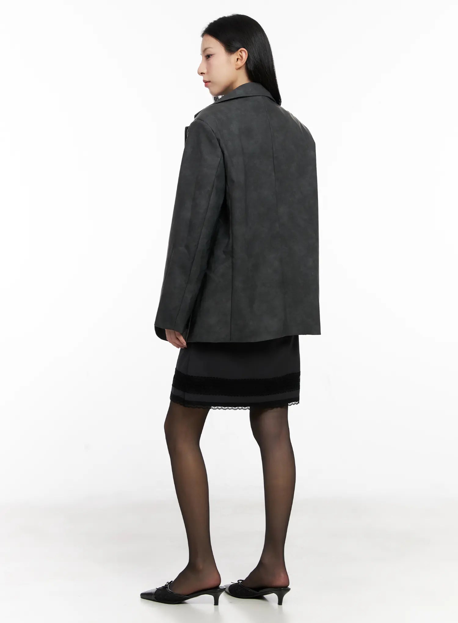 Soft-Brushed Oversized Blazer CG526