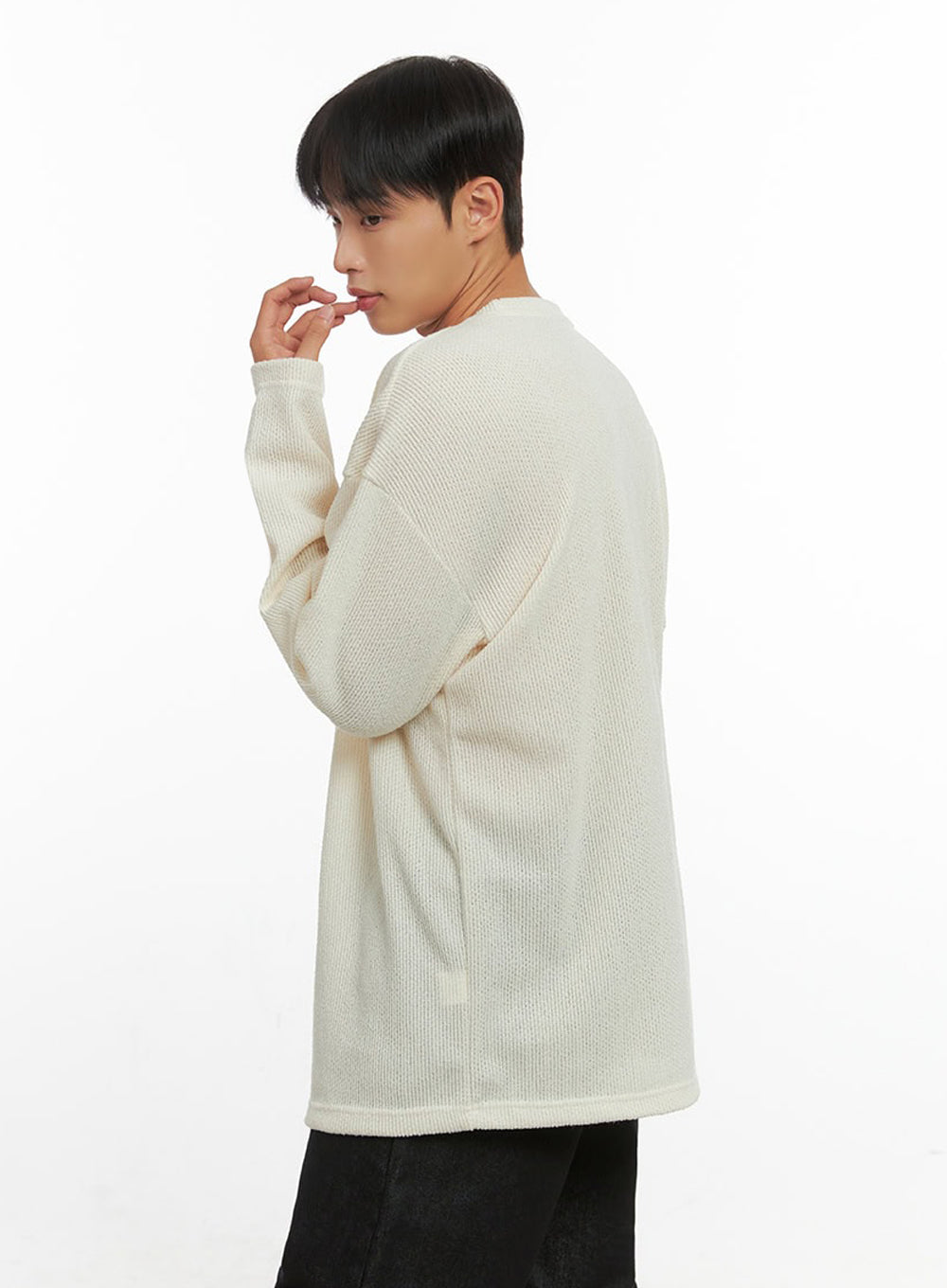 Men's Basic Oversized Knit IO420