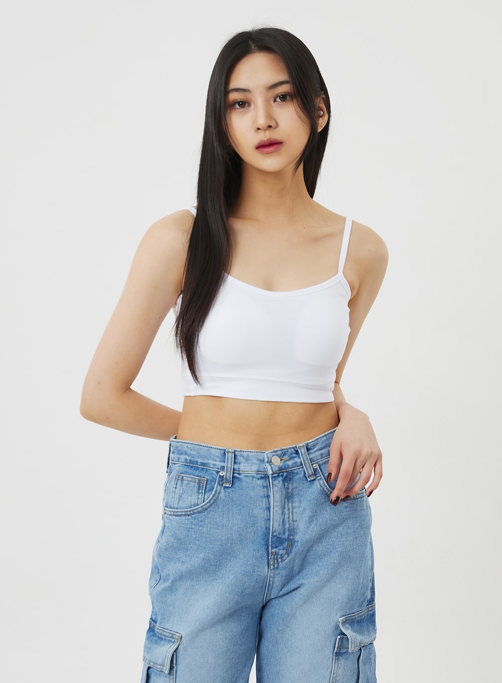 Sleeveless Cropped Top BF323