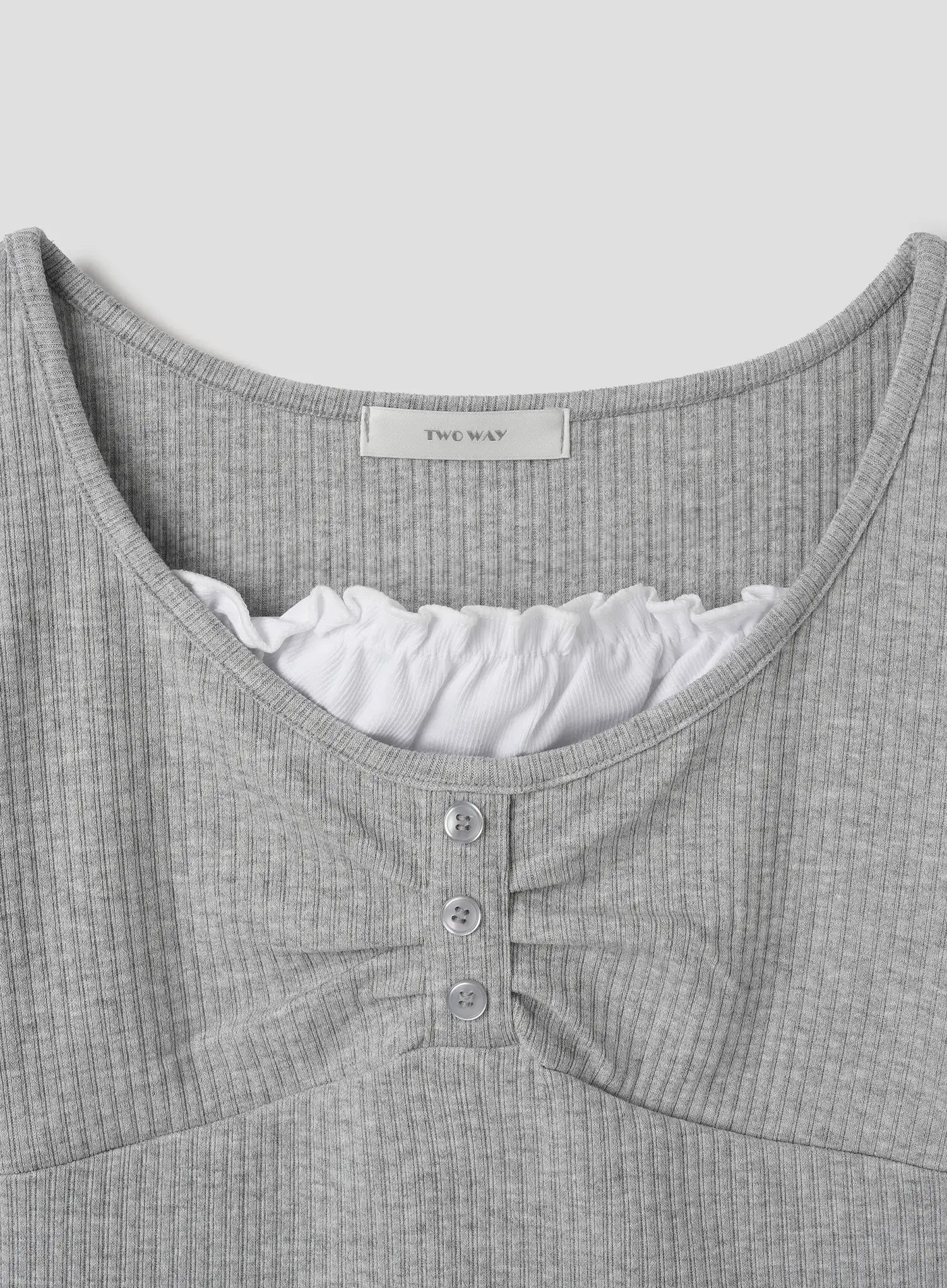 Layered Lace Slim-Fit Tee IU526