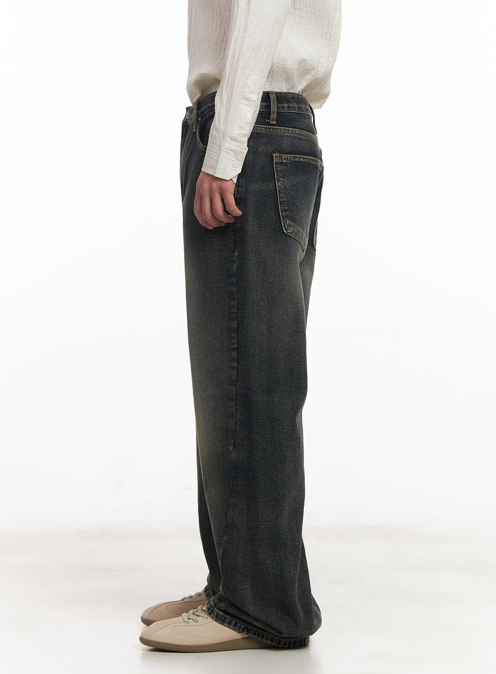 Men's Stitched Straight-Leg Jeans IM514
