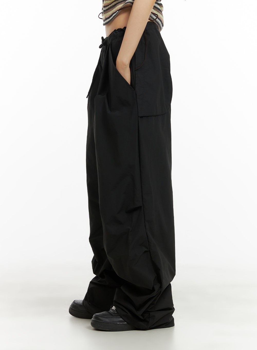 Drawstring Parachute Pants (Unisex) CA418