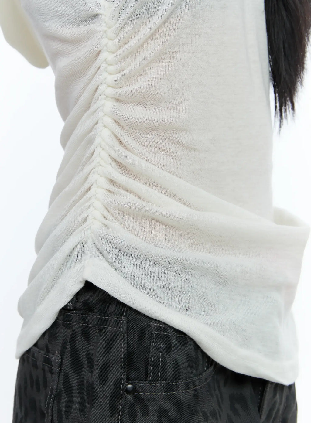 Sheer Hooded Sleeveless Top CG501