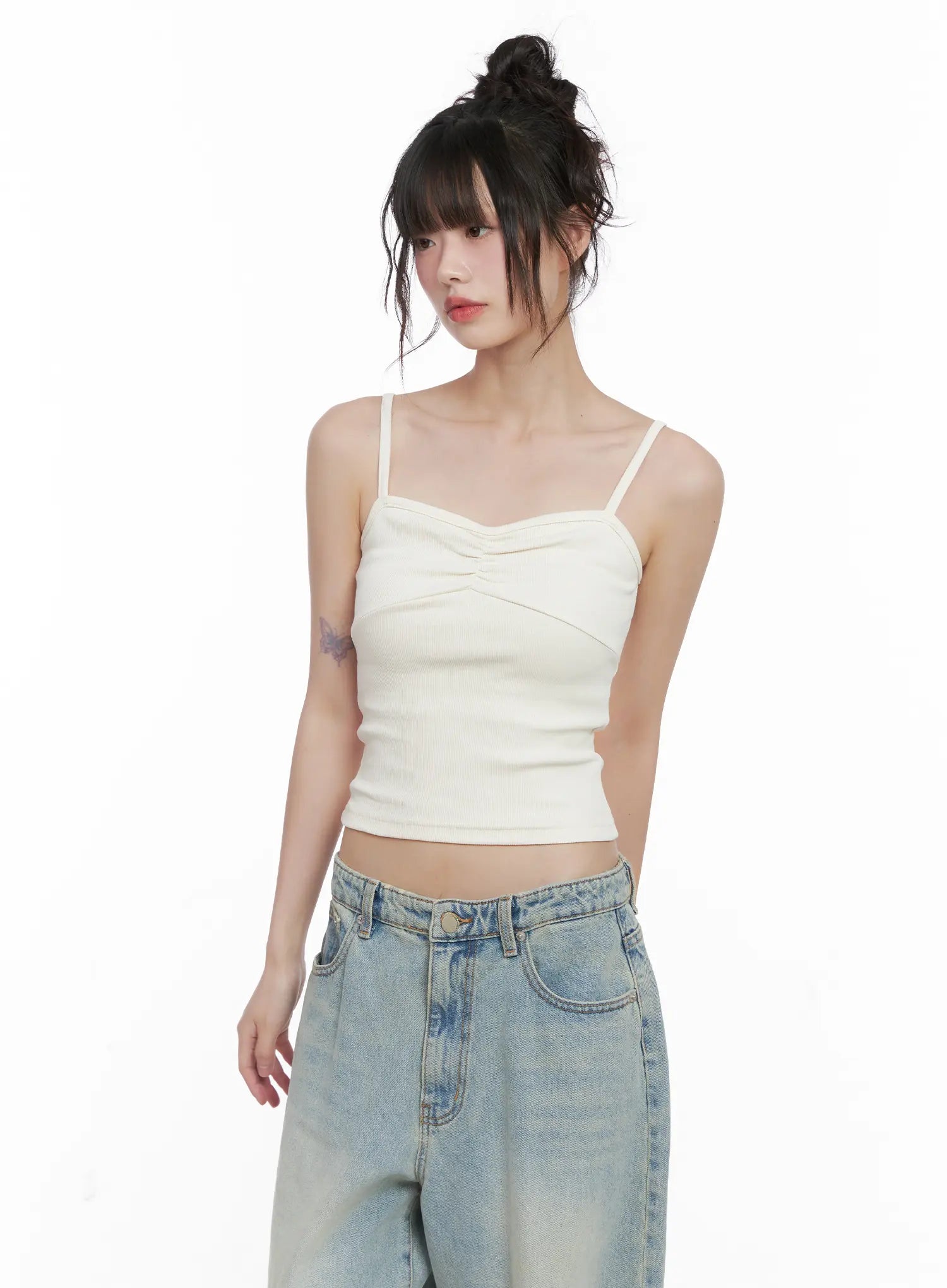 Ribbed Crop Tank Top CG519