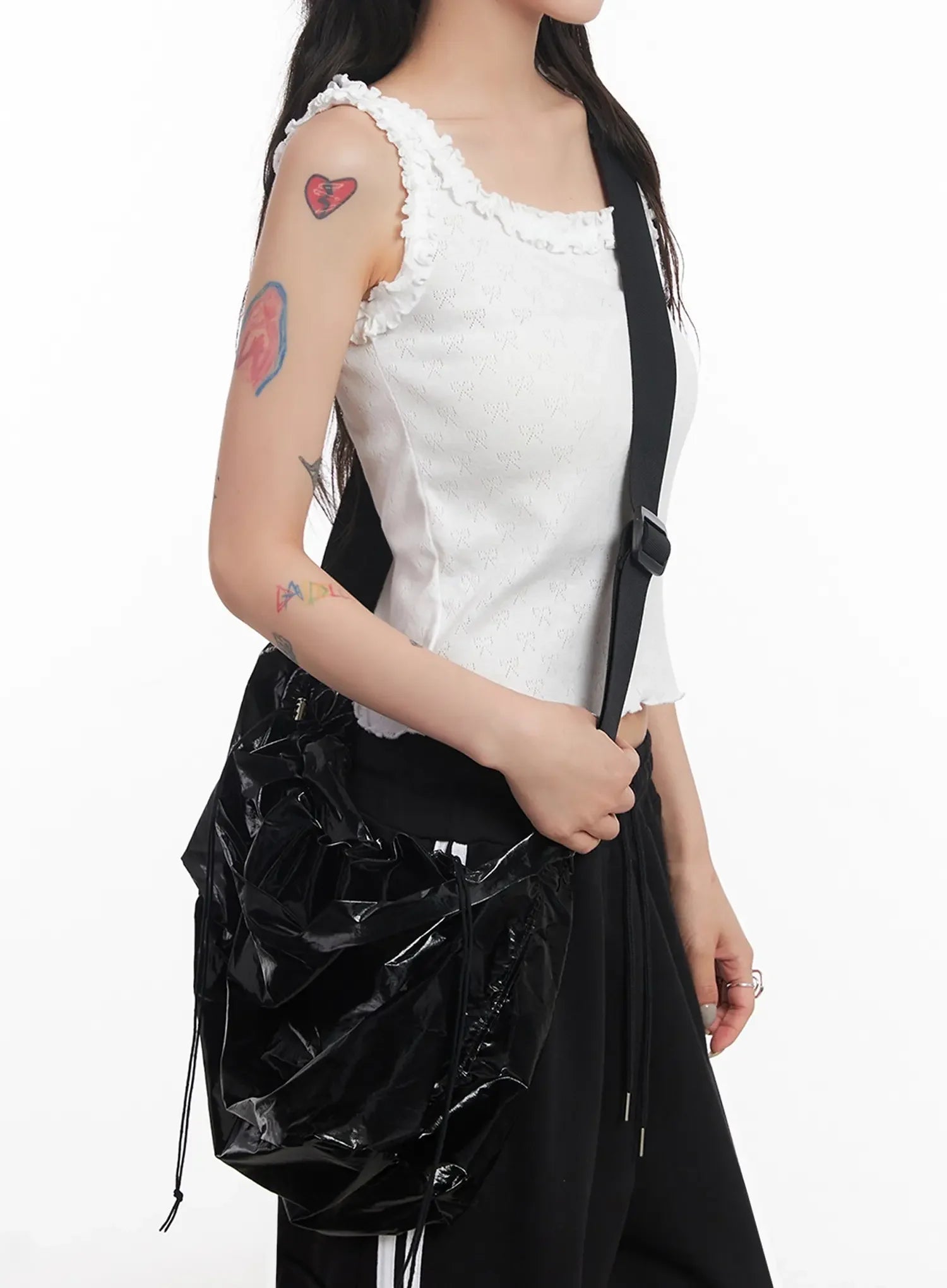 Slouchy Gloss Crossbody Bag IC503