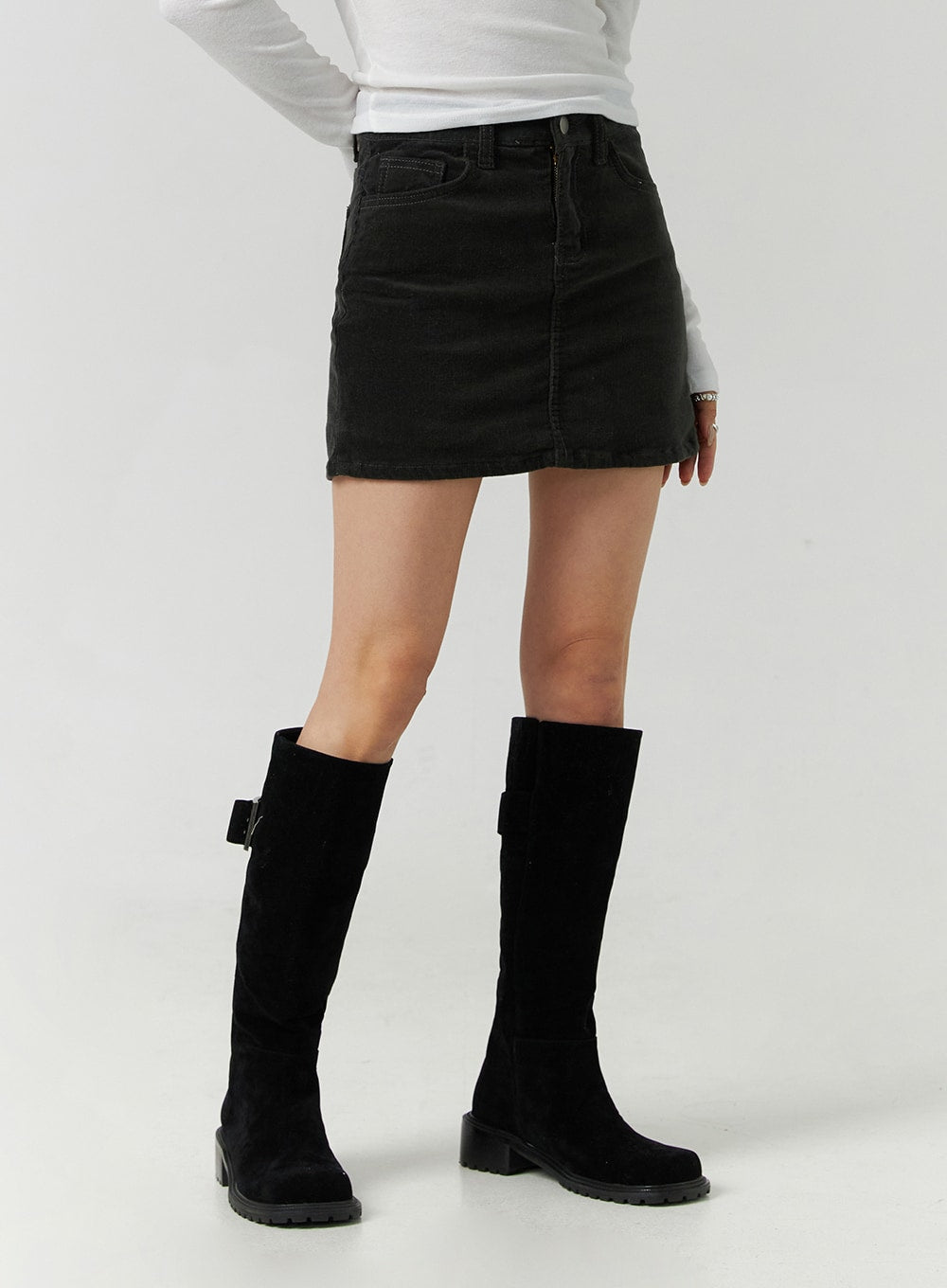 Corduroy Mini Skirt CN329