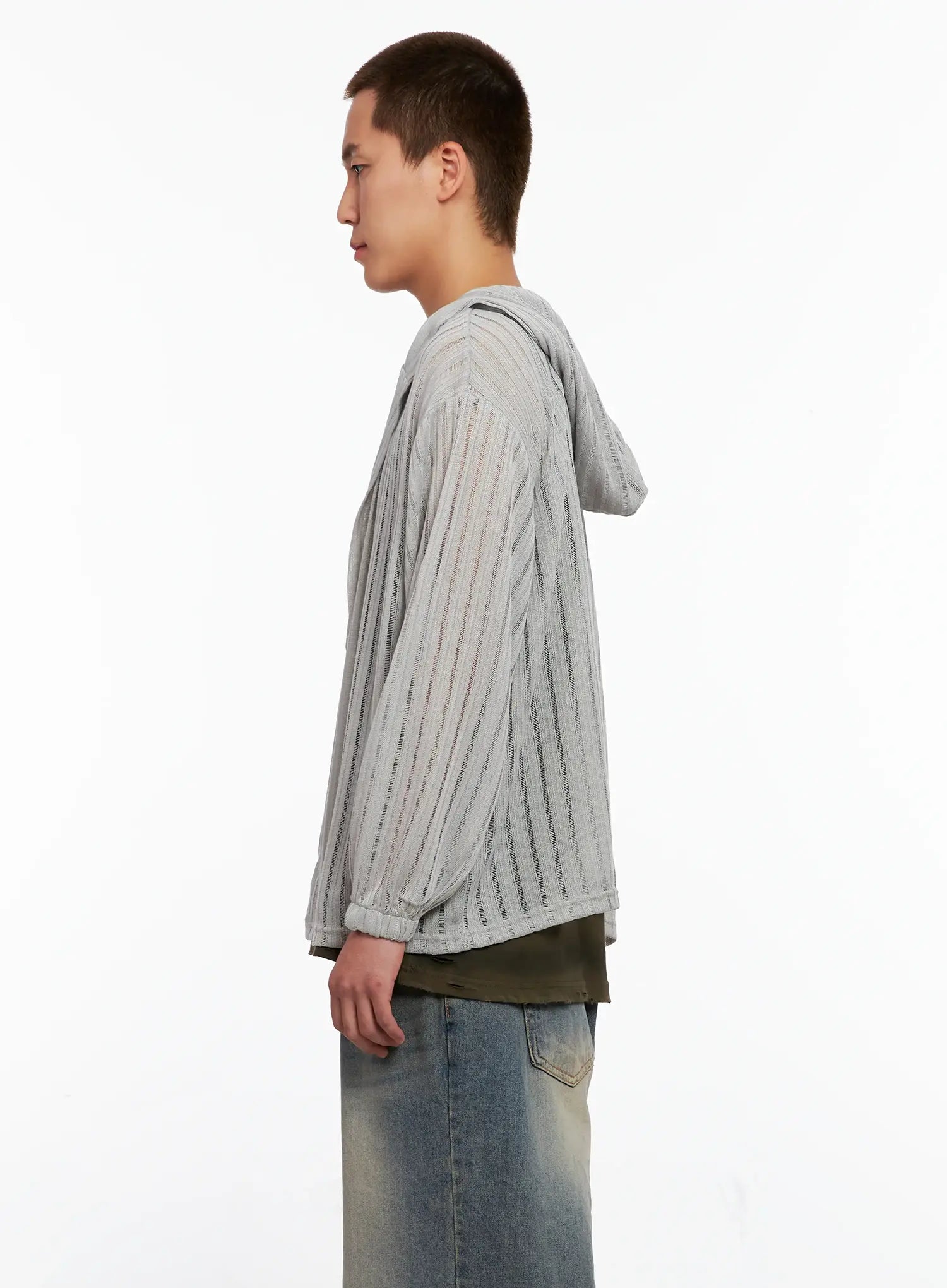 Men's Ribbed Knit Sweater IG511