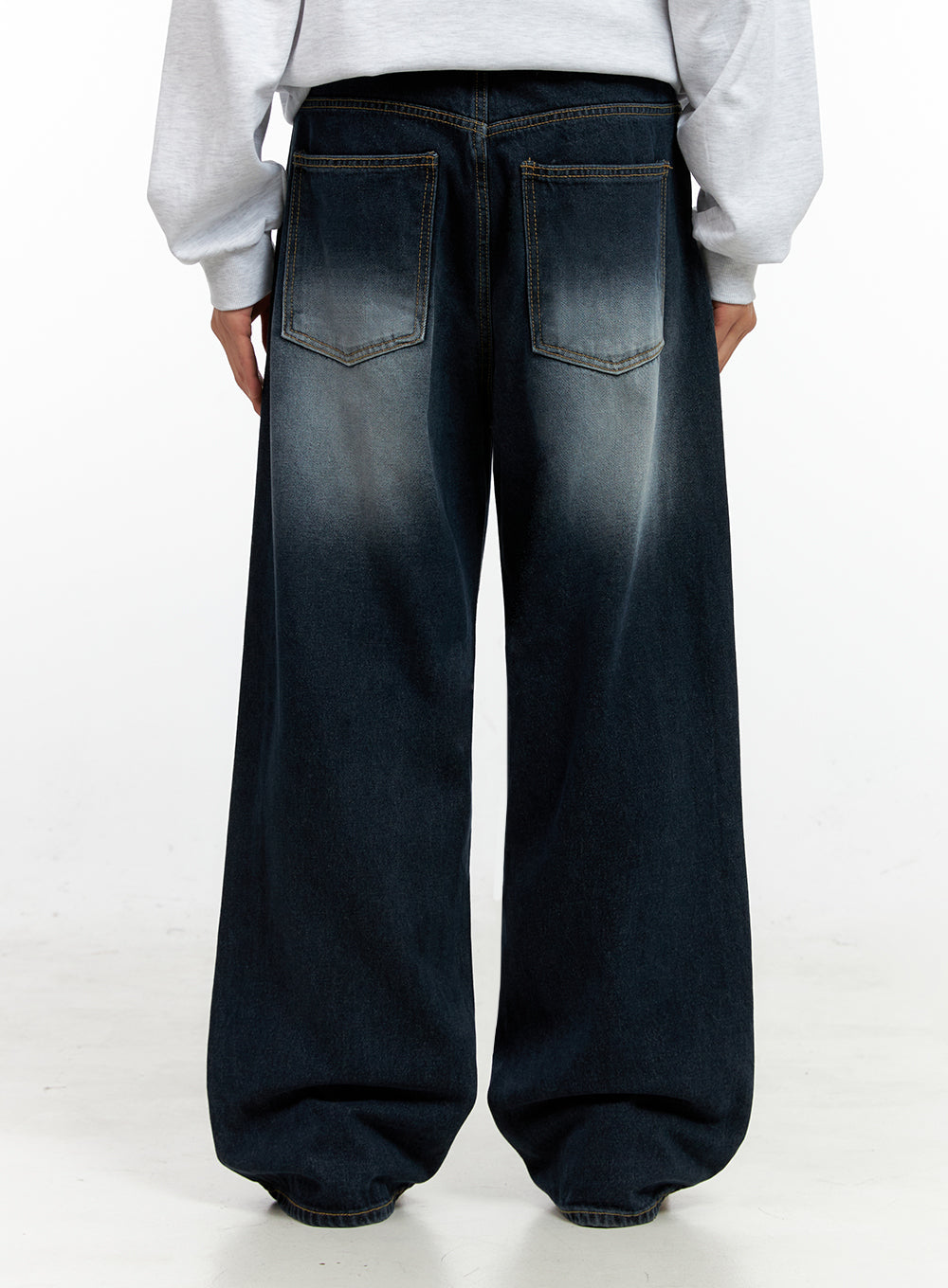 Men's Washed Denim Jeans IN411