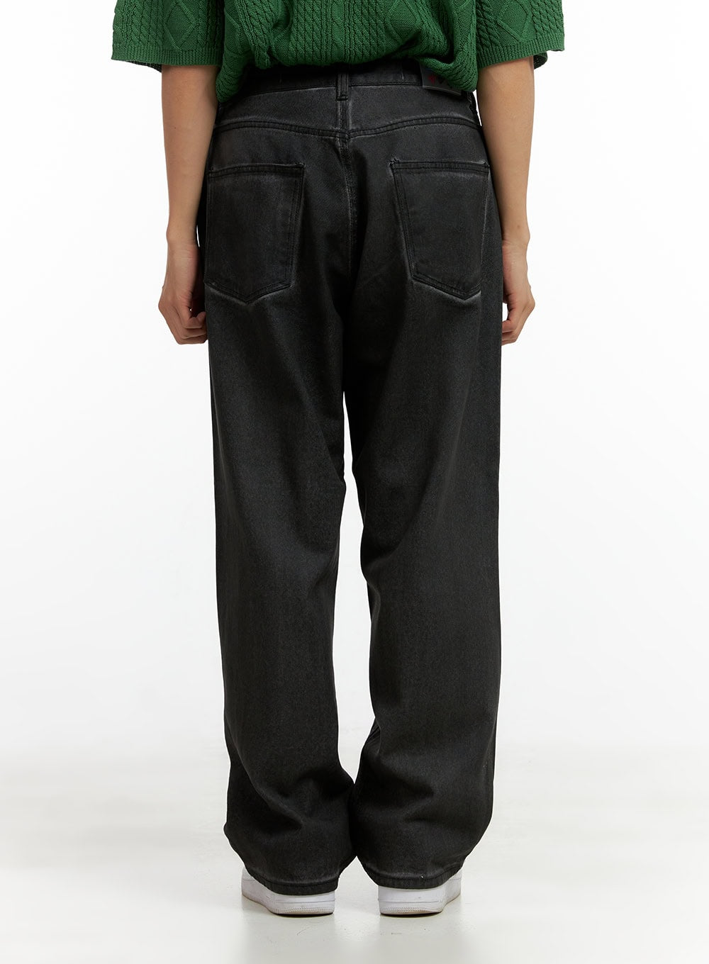 Men's Denim-Washed Loose Fit Jeans CL429