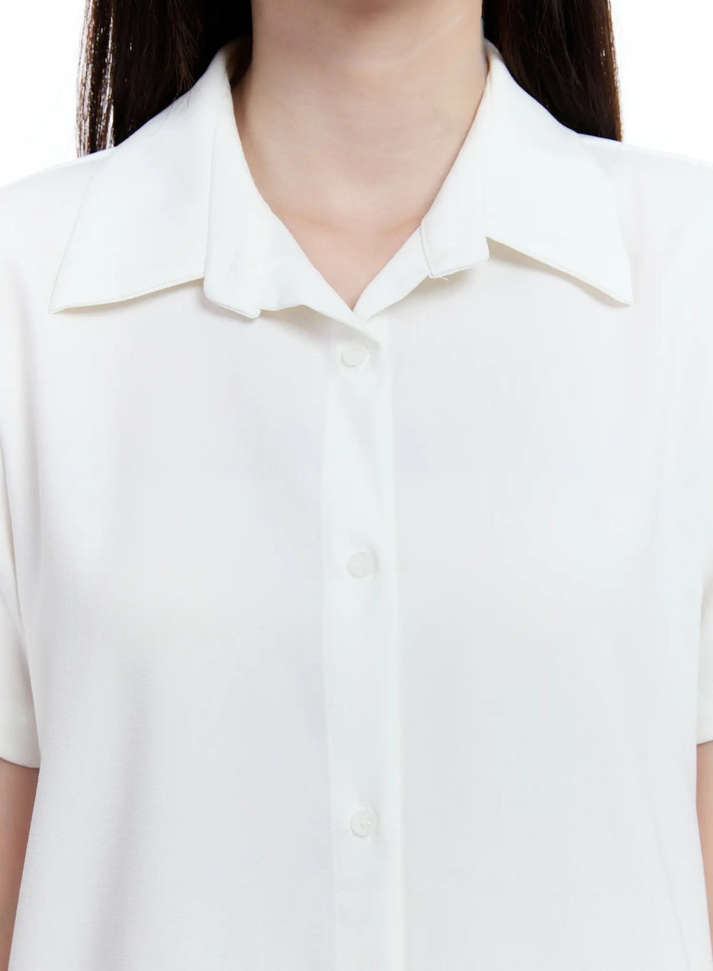 Collared Frill Mini Dress CU513