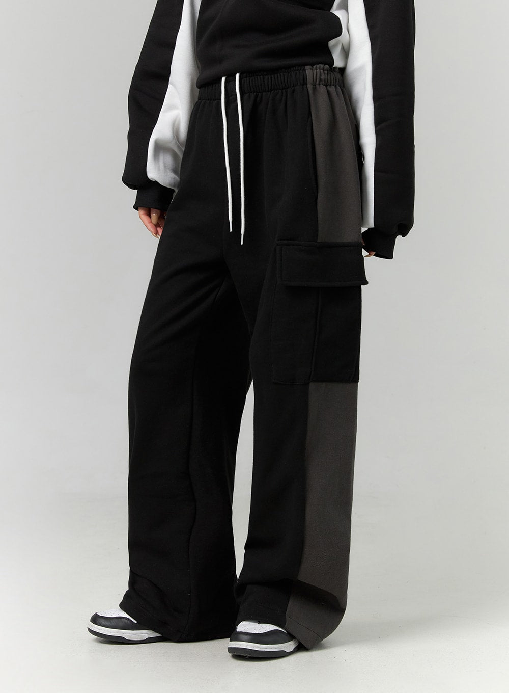 Color Block Cargo Pants (UNISEX) CN321