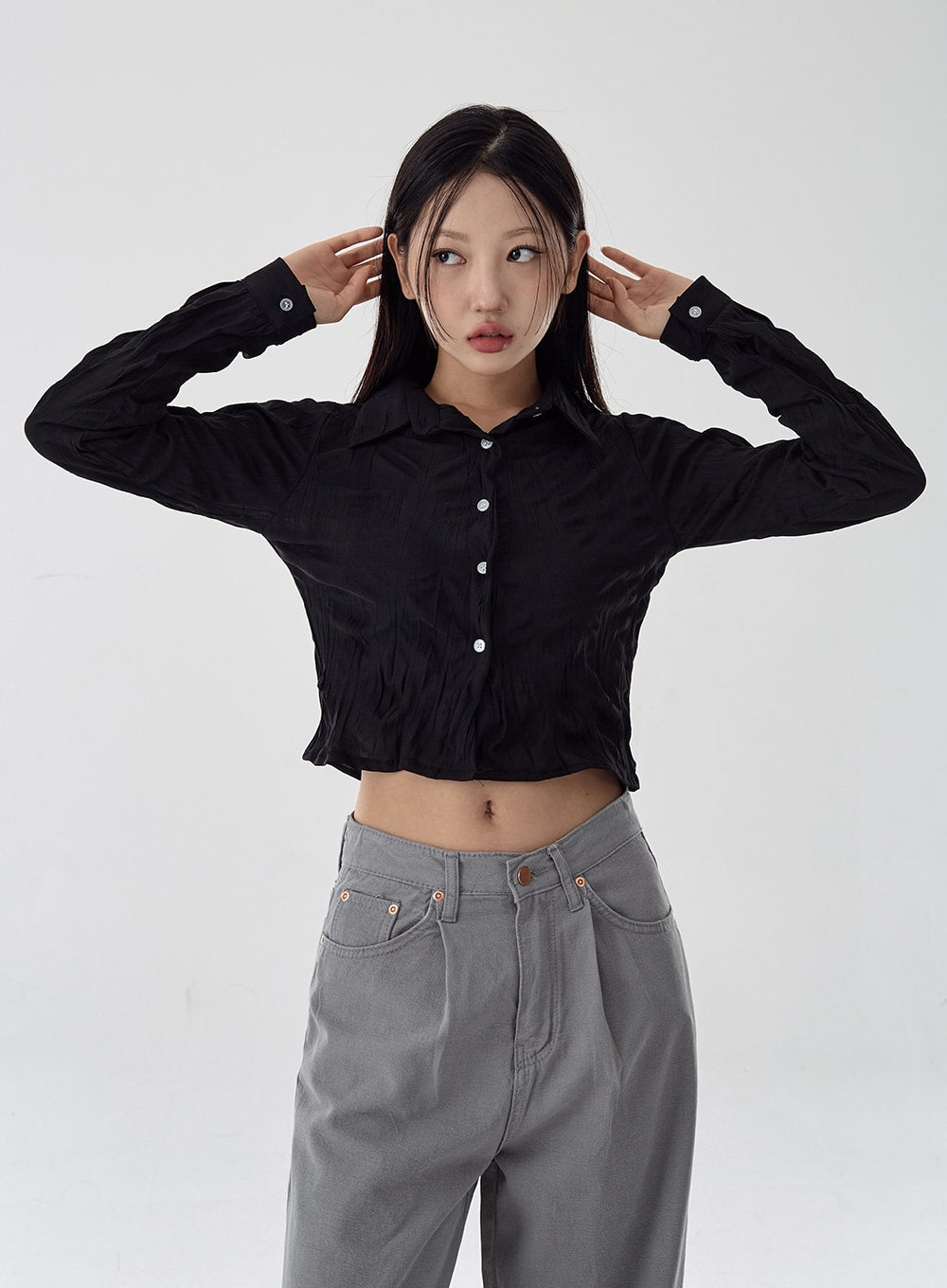 Crop Shirt Long Sleeve Version CG16