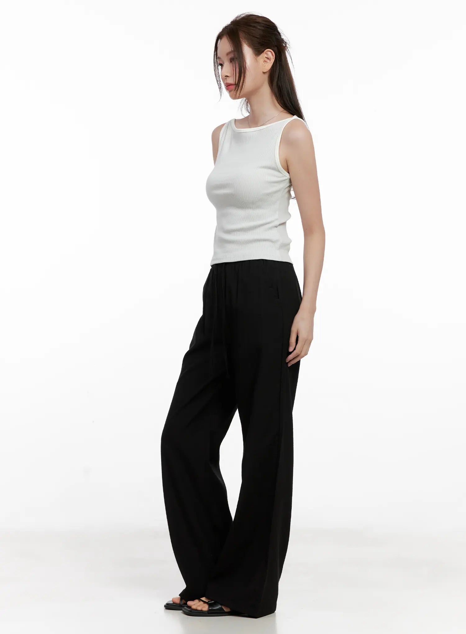 Ribbed Cotton Tank Top CL524