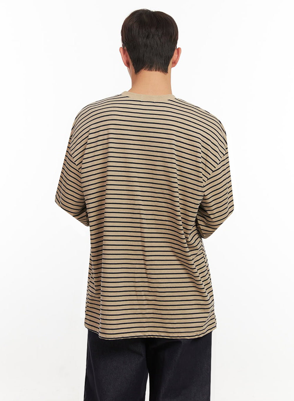 Men's Striped Oversized T-Shirt IF517