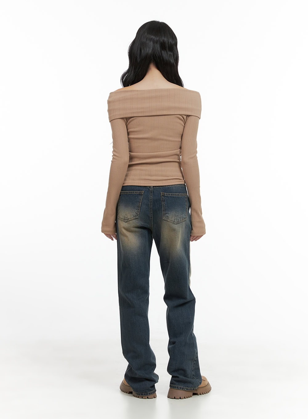 Rita Vintage Wide Leg Straight Jeans CG421