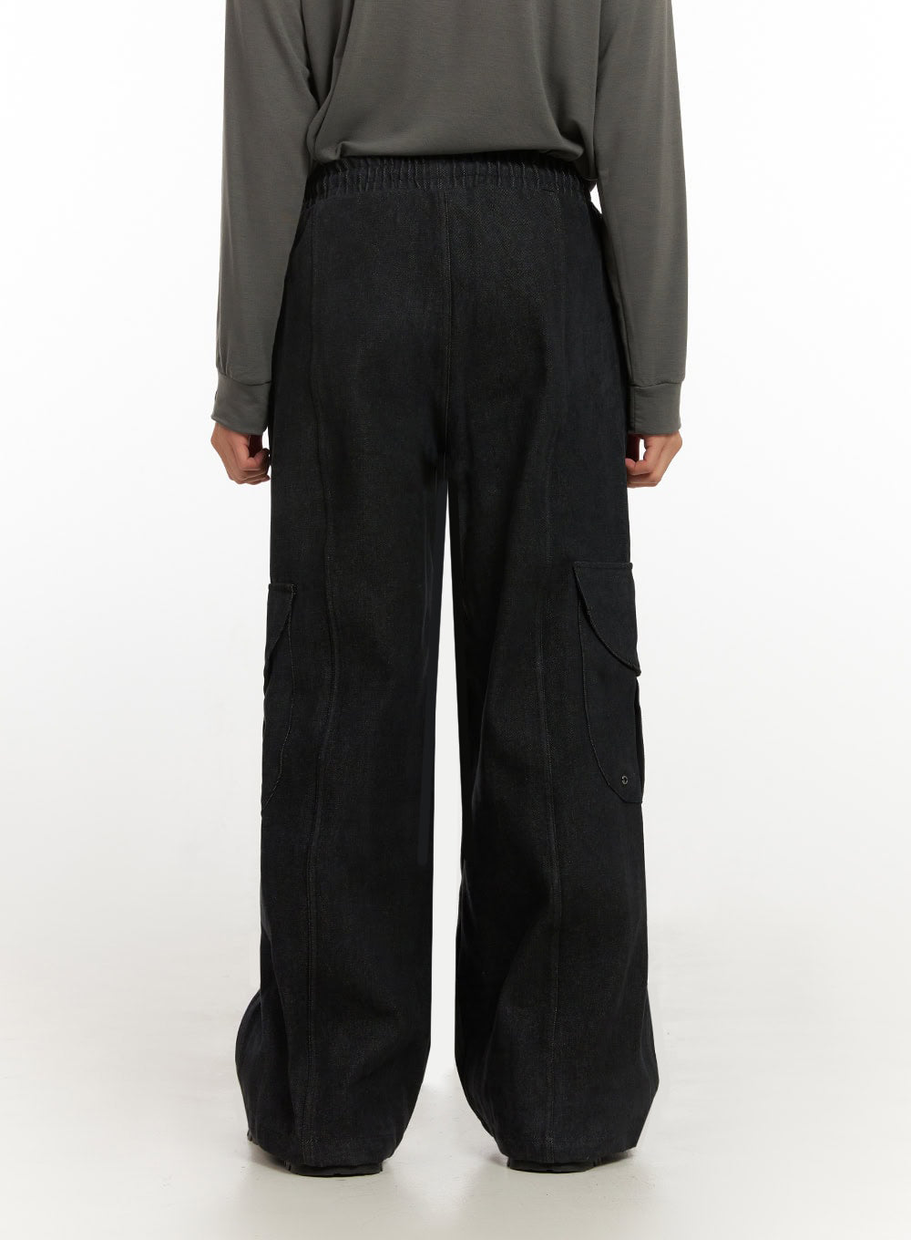 Men's Cargo Wide Fit Denim Jeans ID413