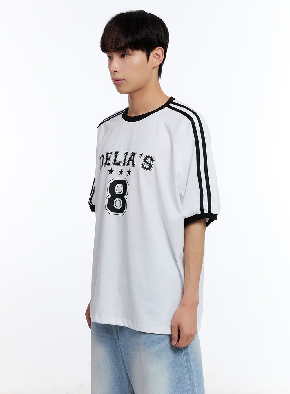 Men's Sporty Raglan Track T-Shirt IY529