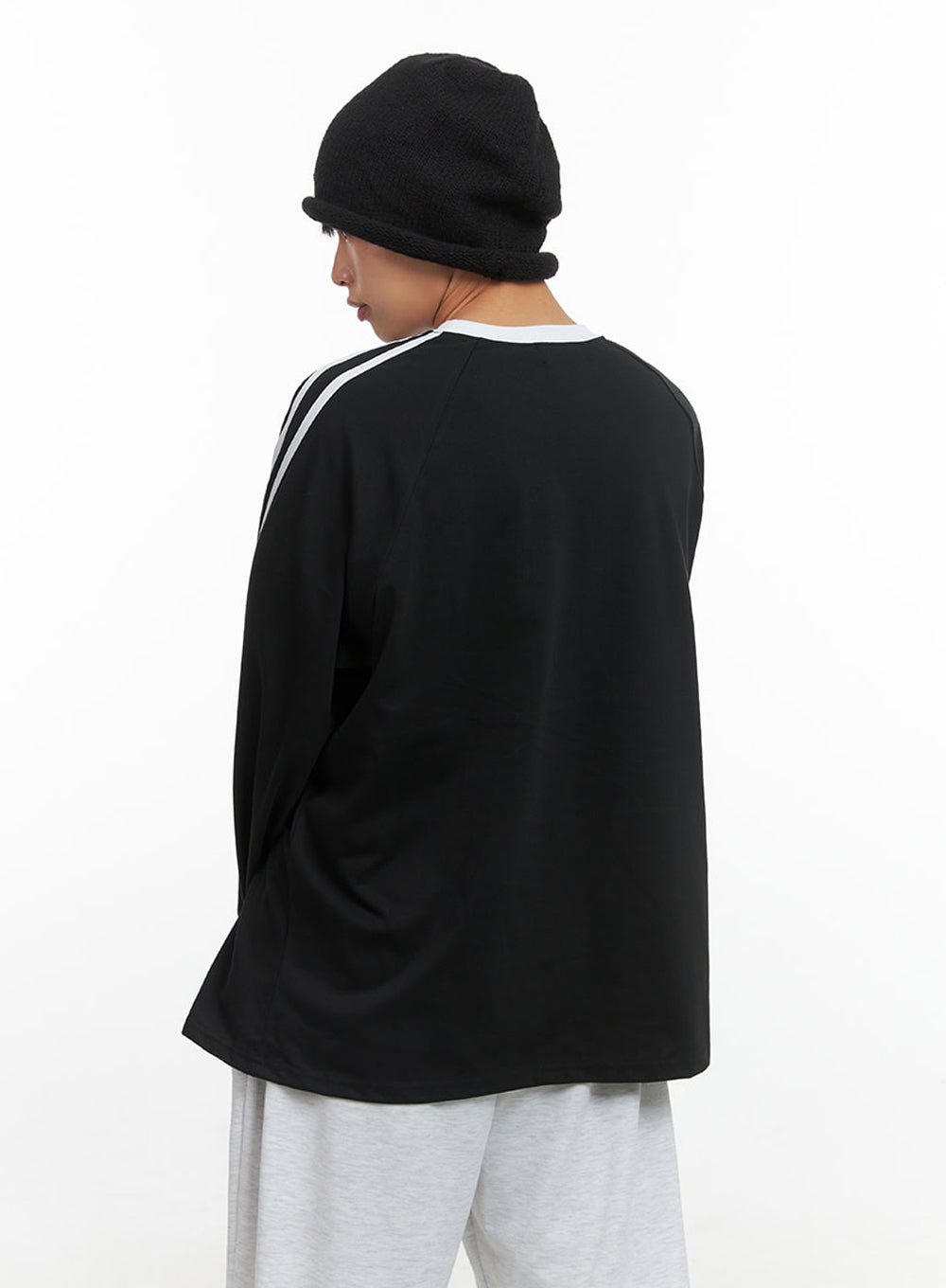 Men's Raglan Graphic Oversize T-Shirt IO420