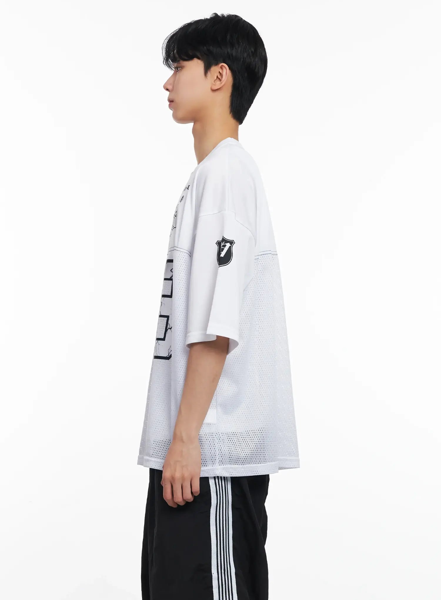 Men's Mesh Graphic Jersey Tee IL501