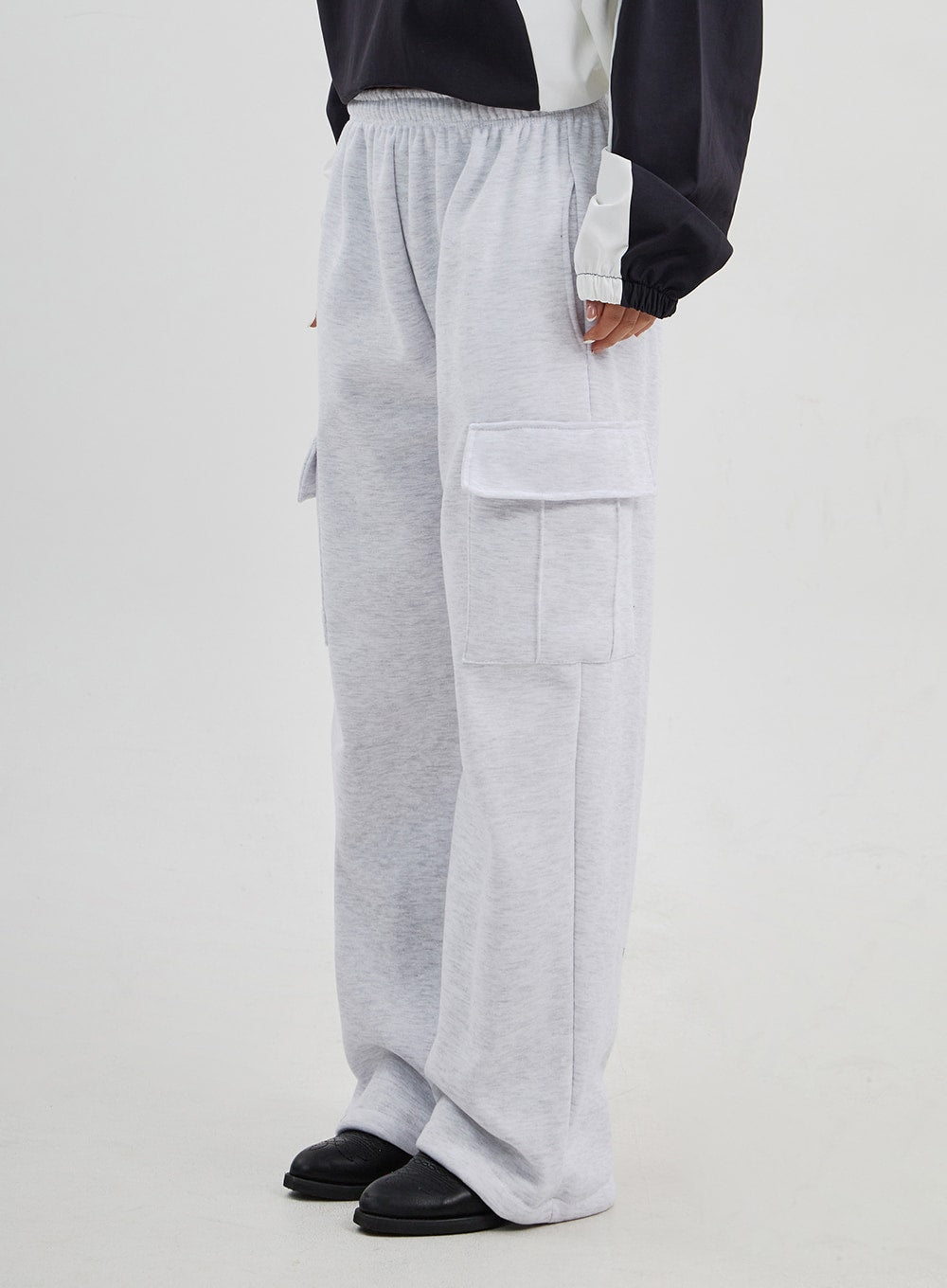Cargo Wide Leg Track Pants Unisex CJ313