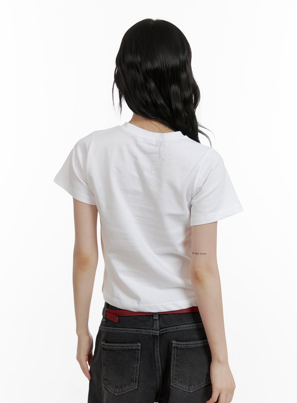 Graphic Cotton Crop Tee CU410