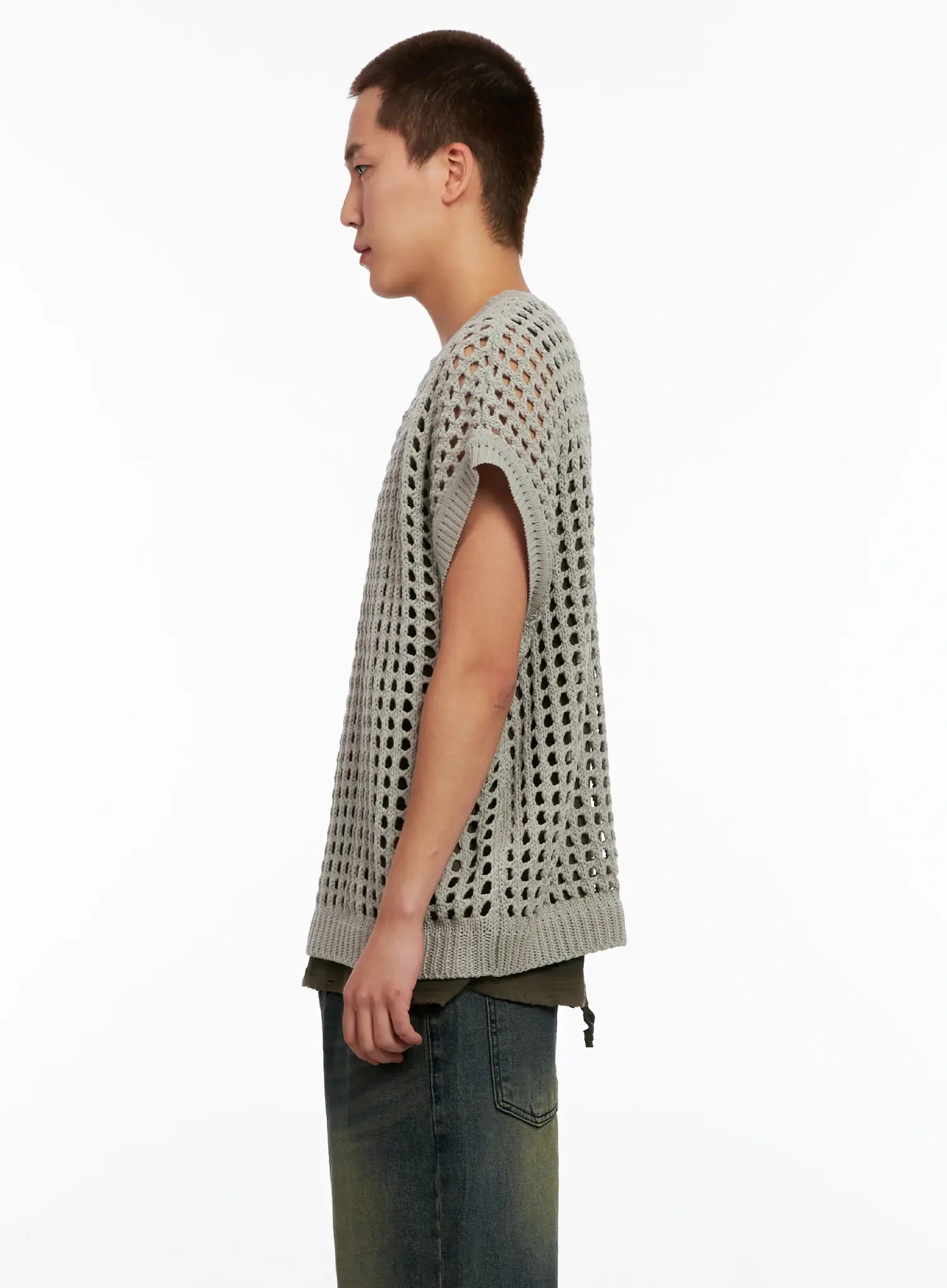 Men's Mesh Knit Vest IG508