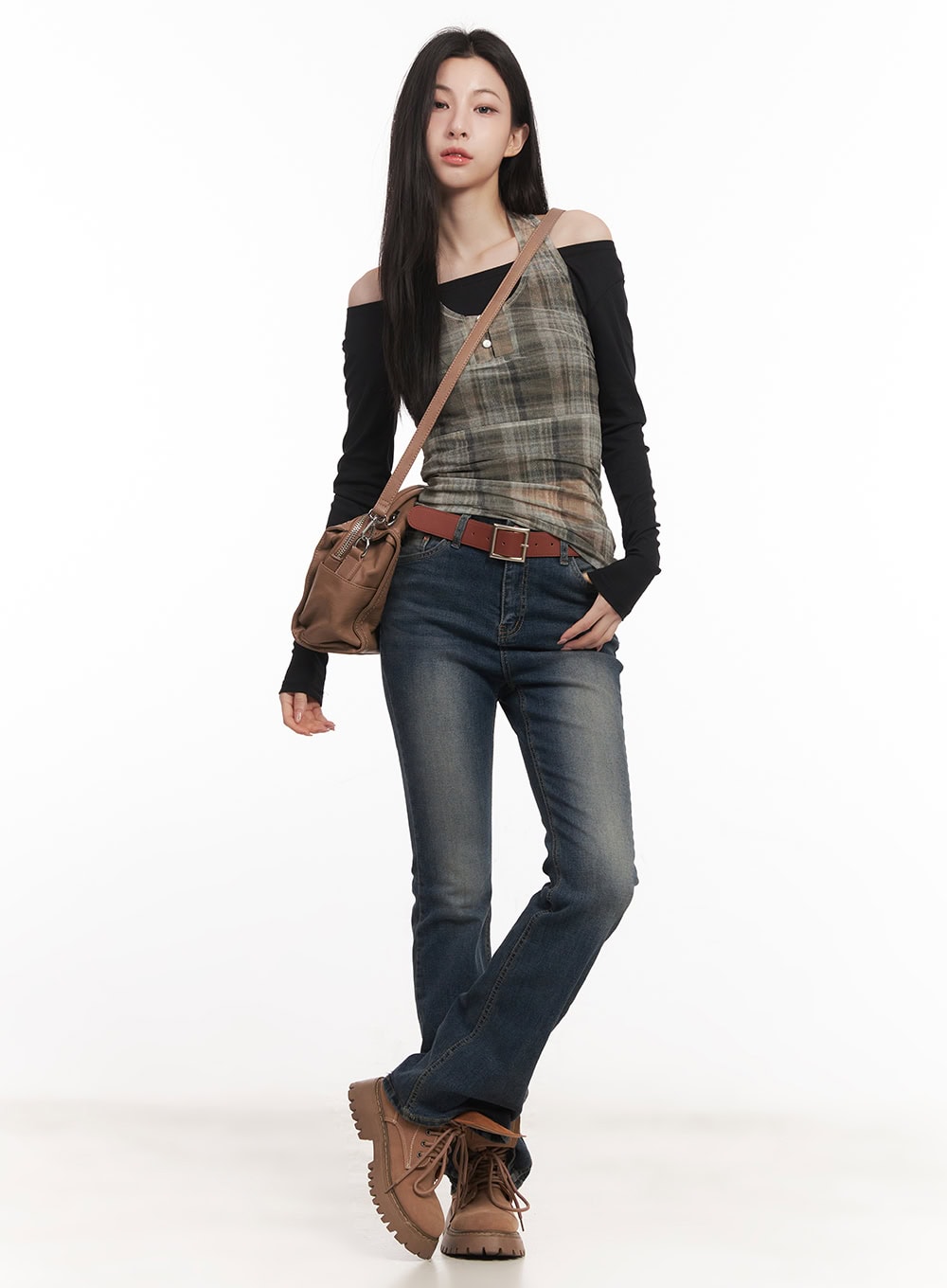 Camilla Washed Bootcut Jeans CM517