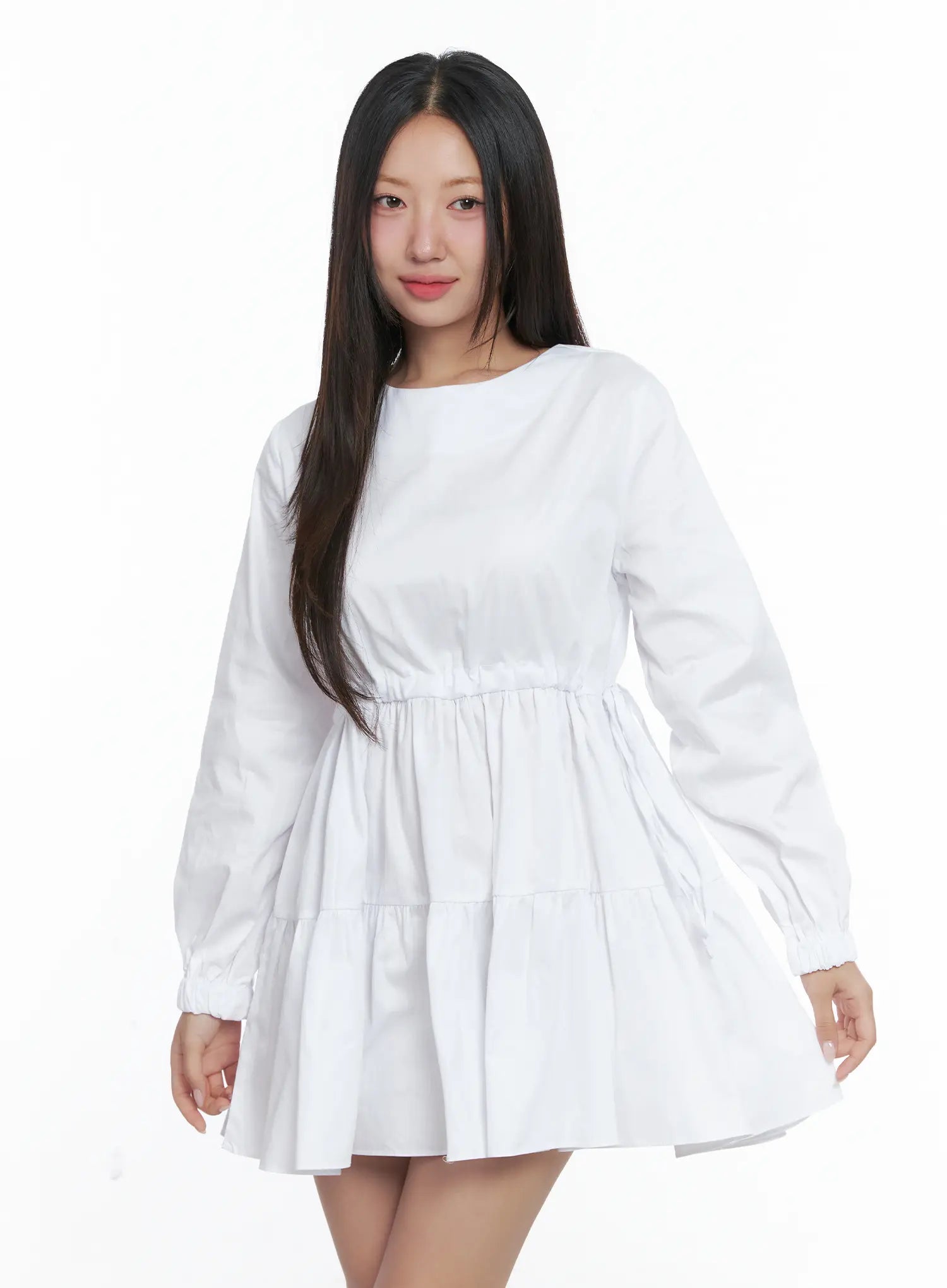 Romantic Ruffled Mini Dress CS503