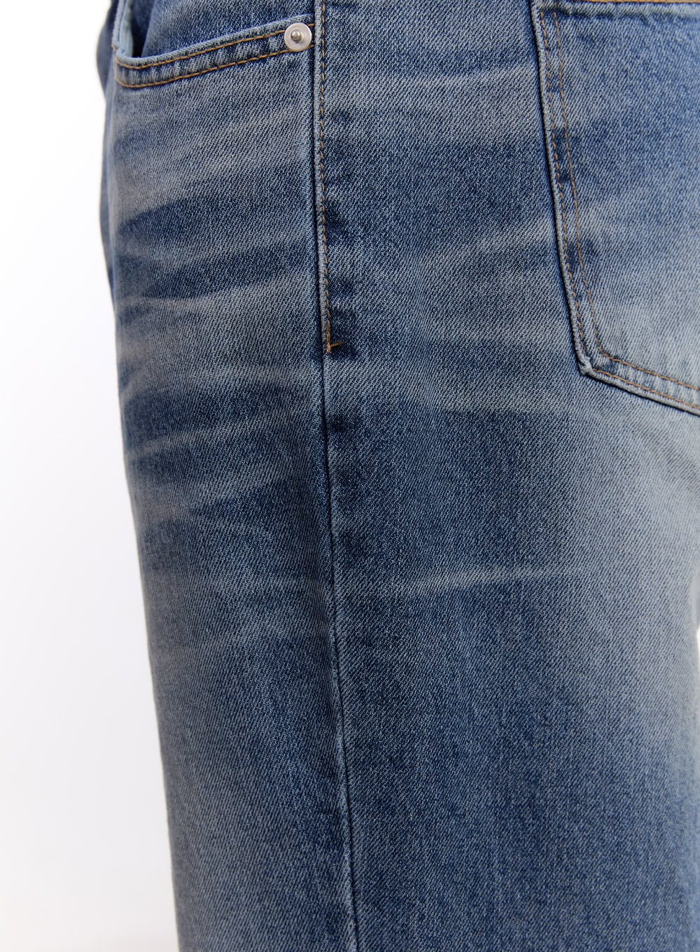 Men's Washed Semi-Flared Jeans IM512
