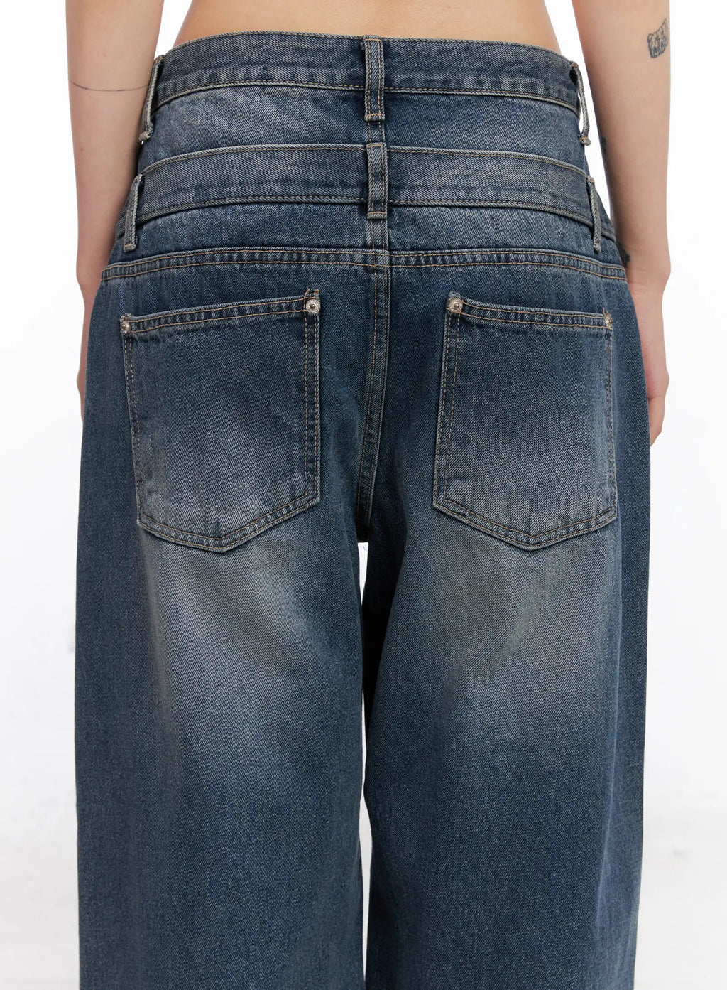 Louise Washed Baggy Jeans CO508