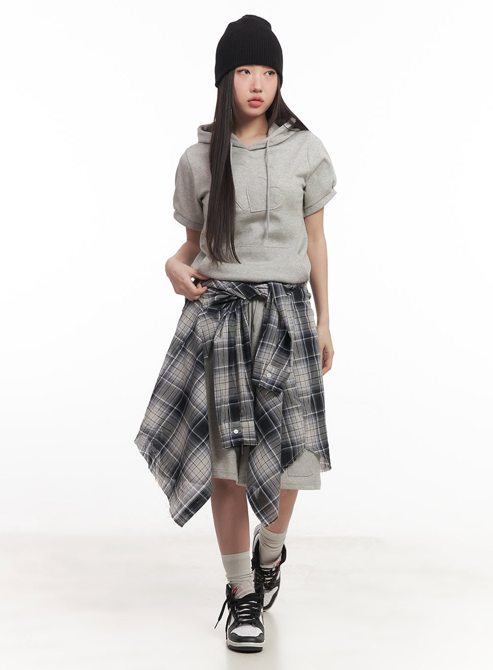 Heart Patch Wide Sweatshorts CM528