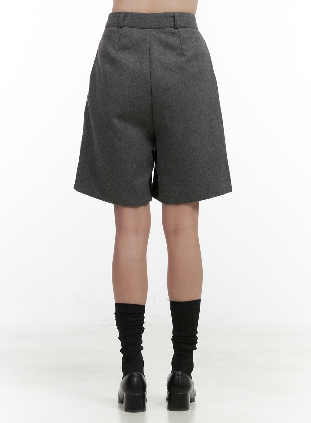 Pintuck Solid Midi Trousers OO416