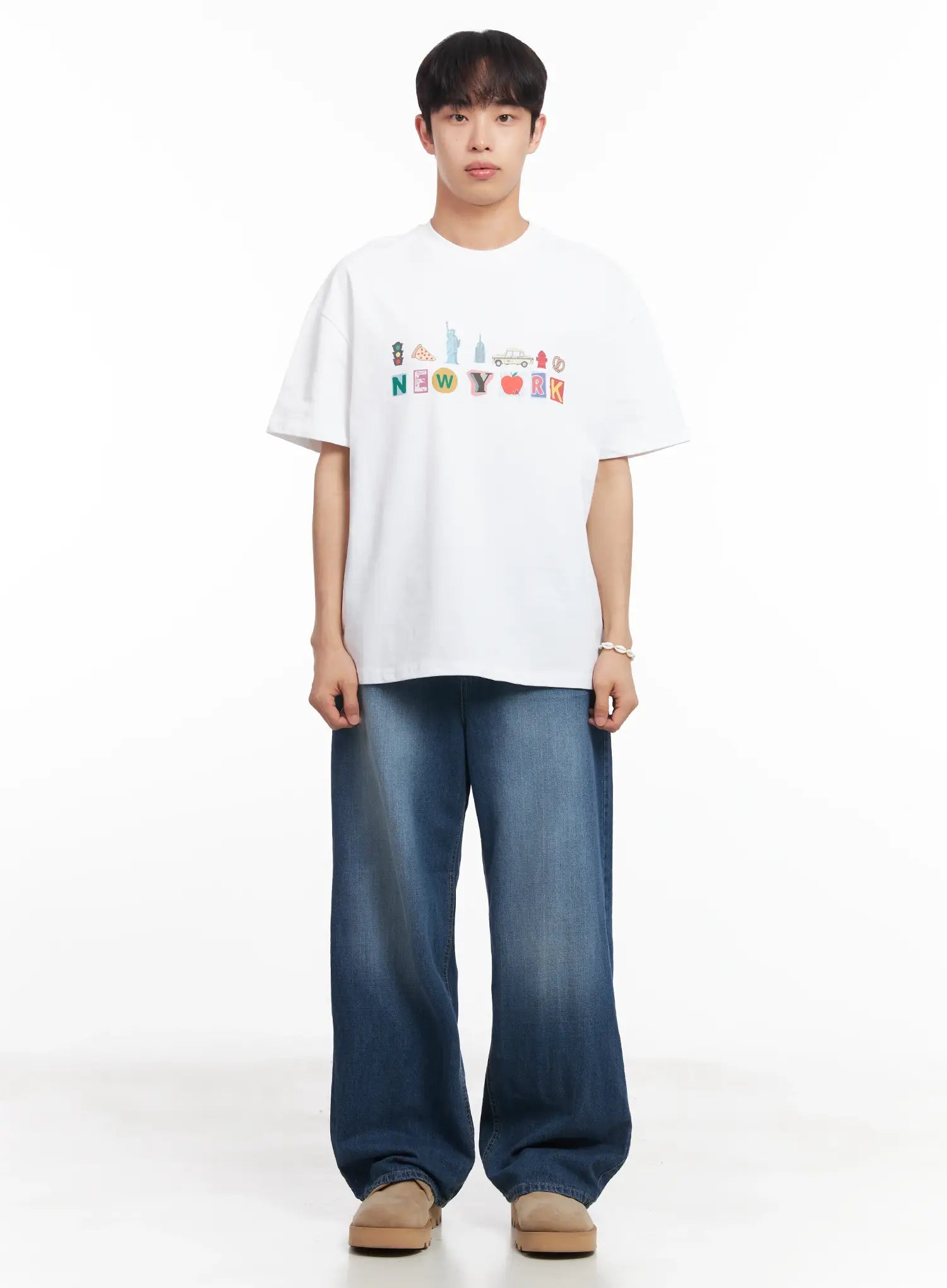 Men's New York Graphic T-Shirt IU519