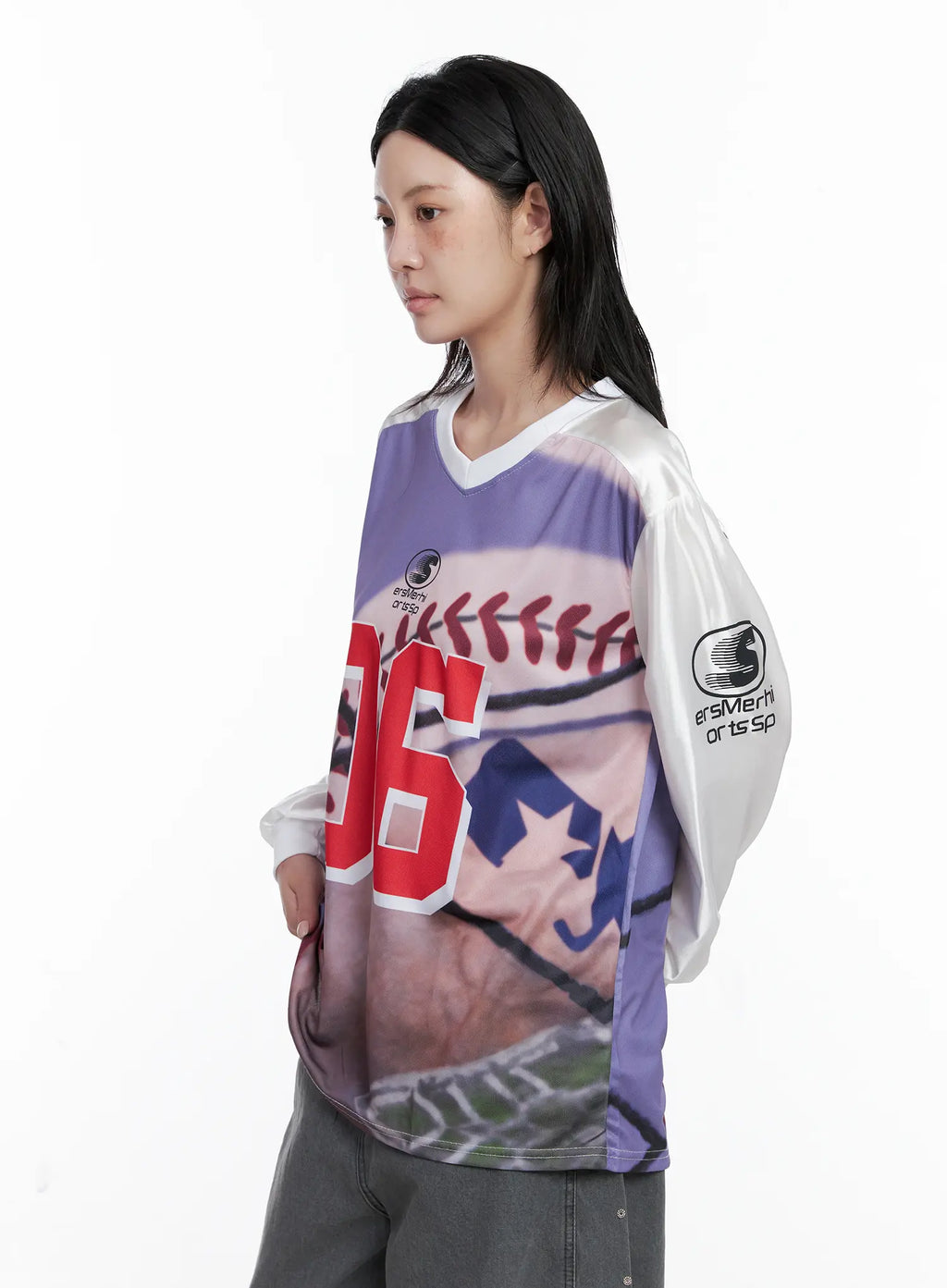 86 Oversized Graphic Long Sleeve CS526