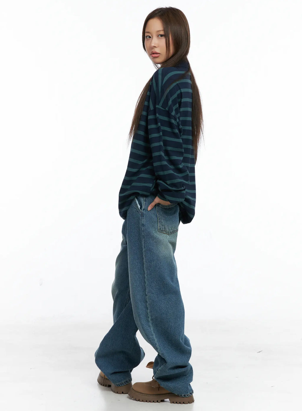 Halle Wide Leg Jeans CS504