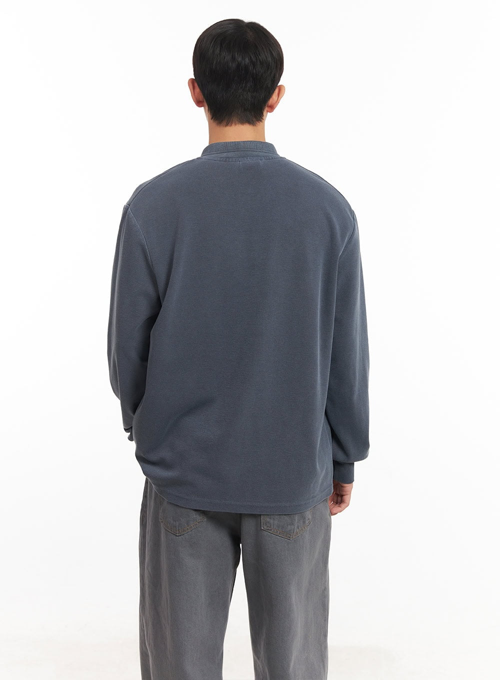 Men's Washed Cotton Collared T-Shirt IM527