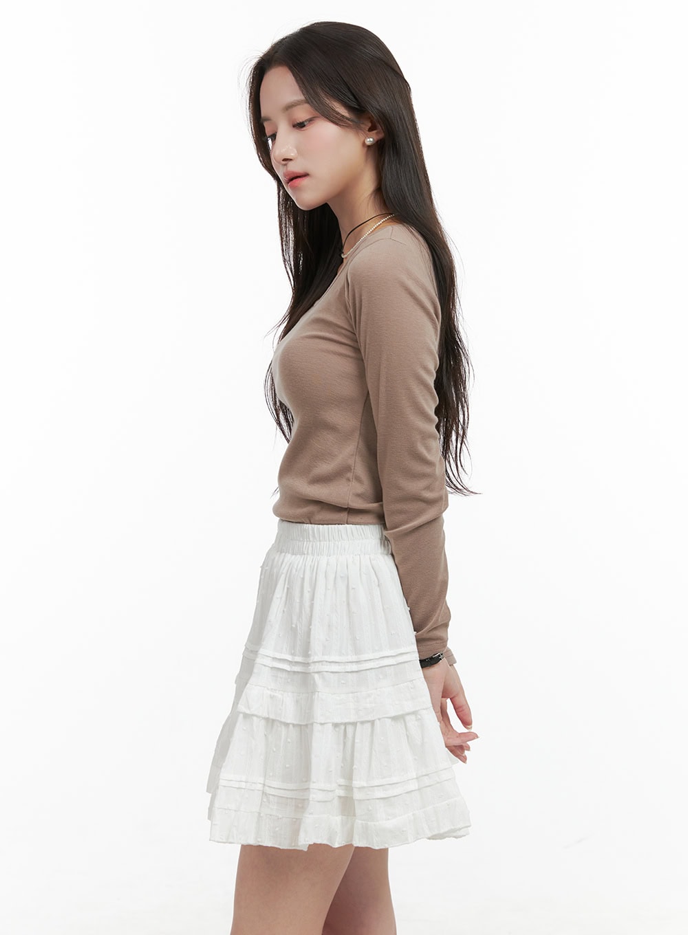 U-Neck Long Sleeve Tee OG412