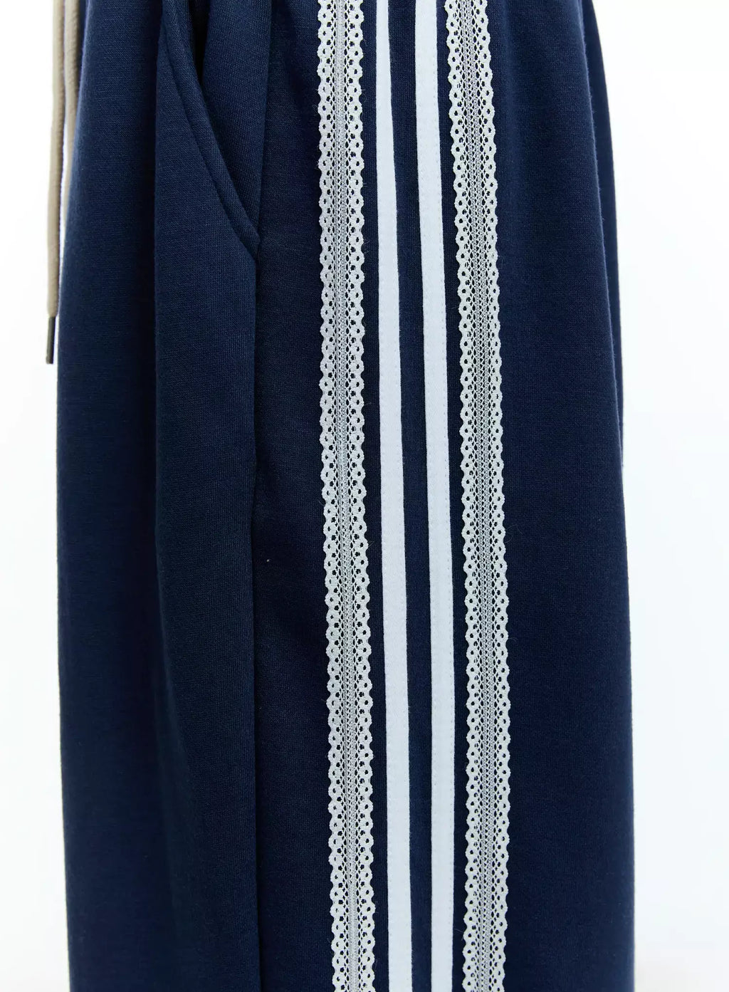 Striped Adjustable Sweatpants IU525