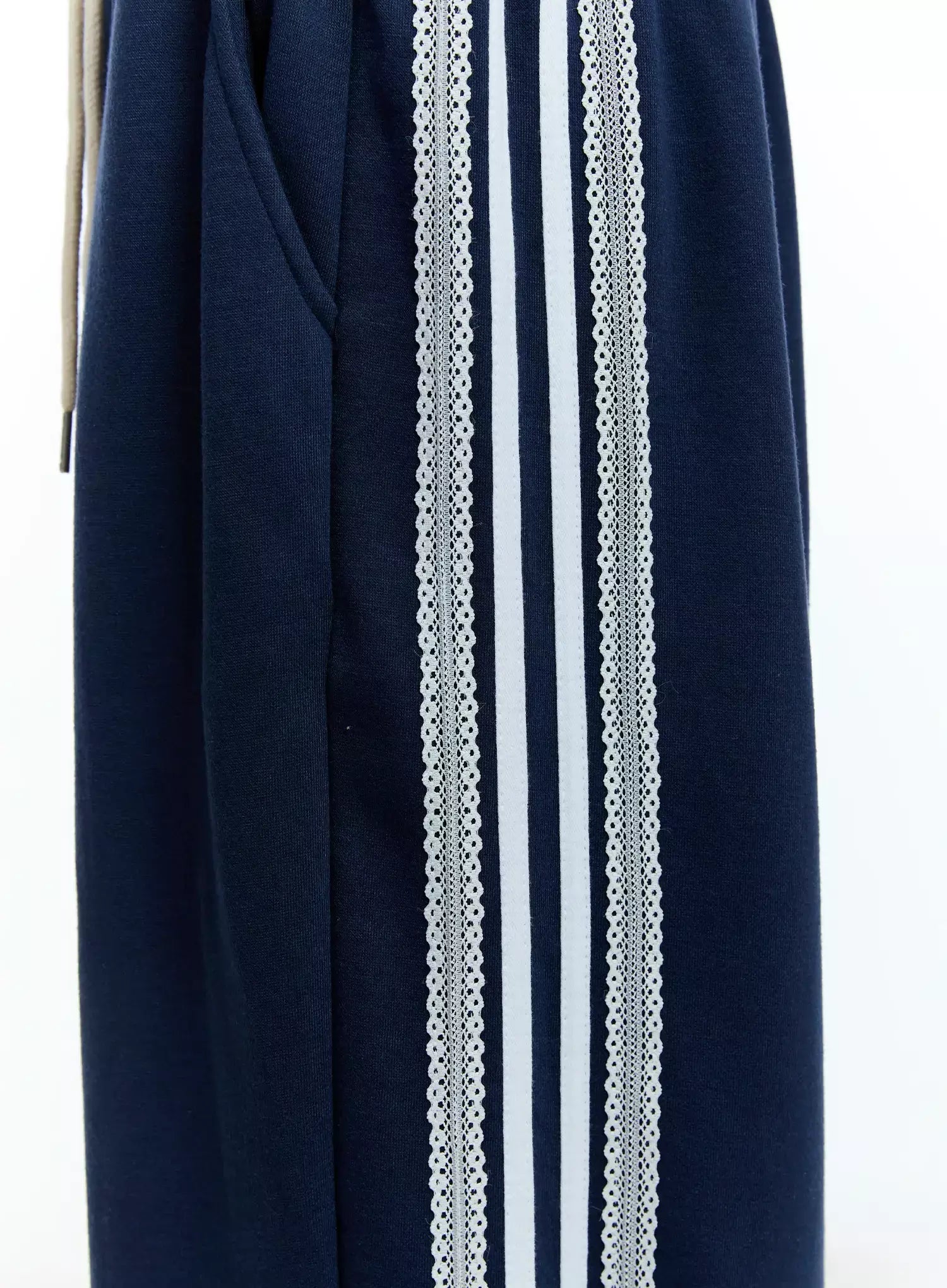 Striped Adjustable Sweatpants IU525