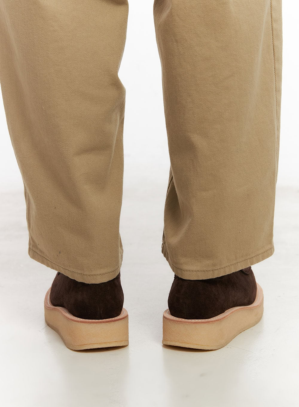 Men's Suede Lace-Up Loafers IM514